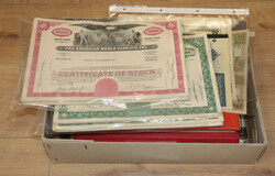 Aktien, reichhaltiger Bestand im Karton, dabei viele attraktive ...