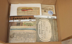 Reichhaltiger Bestand Geldscheine im Karton, dabei interessante ...