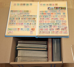 FRANZÖSISCHE KOLONIEN - sehr umfangreiche Partie in acht großen ...