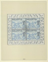 SCHWEIZ - 1981/2005, sehr schöne Sammlung Kleinbogen gest. in ...