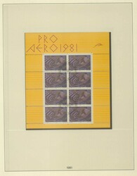 SCHWEIZ - 1981/2005, sehr schöne Sammlung Kleinbogen gest. in ...