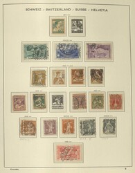 SCHWEIZ - 1862/1999, reichhaltige Sammlung in zwei ...