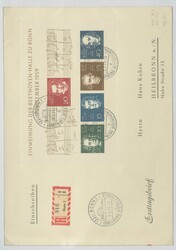 BUND/BLOCKS - 1959/2012, umfangreiche Sammlung Briefe und FDC Blocks ...