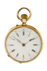 TASCHENUHR - sehr schöne Taschenuhr aus 14K Gelbgold, ein Deckel, ...