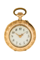 TASCHENUHR - schöne Damentaschenuhr aus 14K Gelbgold, ein Deckel, ...