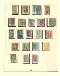 ÖSTERREICH - 1922/35, reichhaltige Sammlung häufig sogar doppelt ...