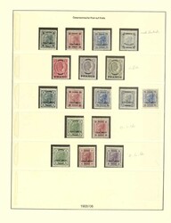 ÖSTERREICH/GEBIETE - umfangreiche Sammlung im Lindner-Ringbinder mit ...