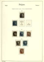 BELGIEN - 1849/1944, reichhaltige Sammlung im ...