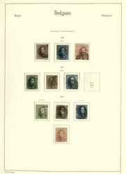 BELGIEN - 1849/1944, reichhaltige Sammlung im ...