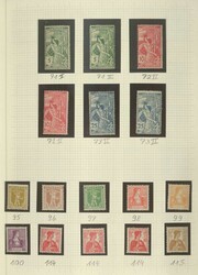 SCHWEIZ - 1900/2022, umfangreiche Kollektion in vier Klemmbindern mit ...
