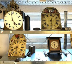 SAMMLUNG VON WAND- UND KAMINUHREN - großartige Sammlung von 40 ...
