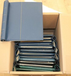 ZUBEHÖR - 14 großformatige Klemmbinder in den Farben blau (10 ...