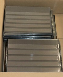 ZUBEHÖR - circa 200 DIN-A5-Einsteckkarten, schwarz, mit ...