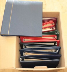 ZUBEHÖR - 14 großformatige Safe-Ringbinder, verschiedene Farben, ...