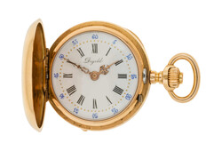 DAMENTASCHENUHR "DIGOLD" - traumhaft schöne Taschenuhr mit drei ...