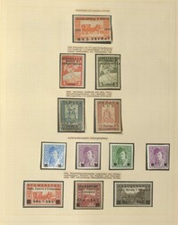 JUGOSLAWIEN - 1918/41, reichhaltige Sammlung im Klemmbinder sauber ...