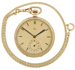 TASCHENUHR "ALPINA" - Ein-Deckel Taschenuhr, Werk-Nummer 279, ...