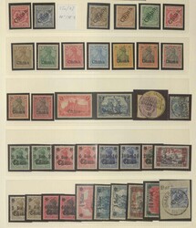 DEUTSCHE KOLONIEN - reichhaltige Sammlung im Klemmbinder, dabei ...