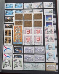 KROATIEN - 1992/2006, doppelt geführte Sammlung, postfr. und ...