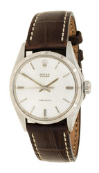 ROLEX - OYSTER- PRECISION - Vintage-Stahl-Uhr, Durchmesser 34 mm, mit ...