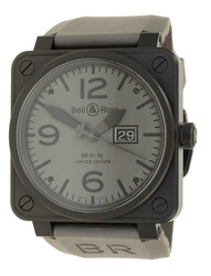 BELL & ROSS "BR01-96" - Serien-Nummer Bla 354/500, satiniertes ...