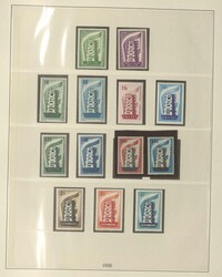 EUROPAUNION - 1956/74, komplette postfr. Sammlung der Cept-Ausgaben ...