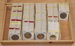 Bundesrepublik, reichhaltige Kollektion 5 DM Silberadler aus den ...