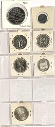 Tschechoslowakei, kleine Partie Münzen, dabei Masaryk-Medaille 1935 ...