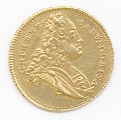 Siebenbürgen RDR, Dukat 1724, Karl VI. 1711-1740, Gold, Gewicht 3,49 ...