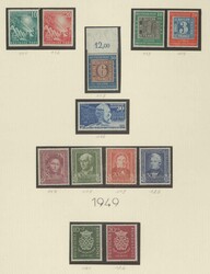 BUND - 1949/55, umfangreiche Spezialsammlung der Sonder- und ...