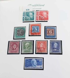 BUND - 1949/2016, umfangreiche Sammlung in acht Borek-Alben, oft ...