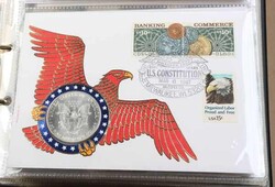 NUMISBRIEFE - Sammlung in drei Ringbindern mit Belegen aus Aller Welt ...