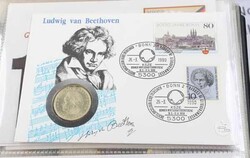 NUMISBRIEFE - Sammlung in drei Ringbindern mit Belegen aus Aller Welt ...