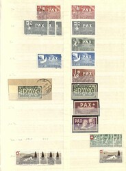 SCHWEIZ - 1900/60, reichhaltiger Lagerbestand im großen dicken ...