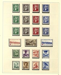 SCHWEIZ - 1938/63, reichhaltige postfr. Sammlung im ...