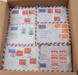 BUND - interessanter Posten Briefe und Karten im Karton, dabei ...