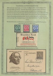 DRITTES REICH - interessante Kollektion sauber aufgezogen im ...