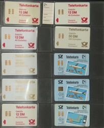 TELEFONKARTEN - umfangreiche Sammlung Telefonkarten Bundesrepublik ...