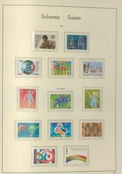 SCHWEIZ - 1970/89, postfr. Sammlung nahezu komplett im ...