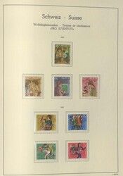 SCHWEIZ - 1970/89, postfr. Sammlung nahezu komplett im ...