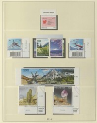 SCHWEIZ/NOMINALE - 1968/2015, schöne postfr. Sammlung in drei ...
