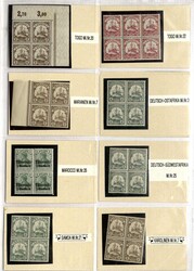 DEUTSCHE KOLONIEN - reichhaltige Partie im dicken Ringordner, dabei ...