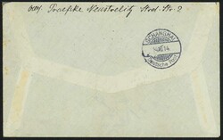 EINGEHENDE KRIEGSZENSUR: 10 Pfg. Germania auf Brief mit klarem ...