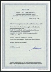 24 Pfg. und 25 Pfg. Arbeiter mit Abart "DOPPELTER AUFDRUCK IN FORM ...