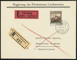 4175: リヒテンシュタイン - Postage due stamps