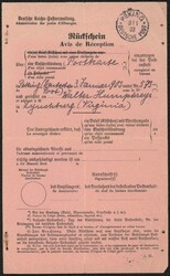 POSTGESCHICHTLICHE TOPRARITÄT: 10 Pfg. und 40 Pfg. Germania, beide ...