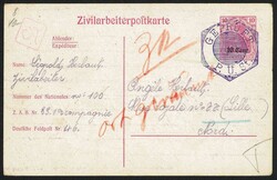 10 Cent auf 10 Pfg. Germania, seltene ...