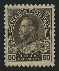 König Georg V. 1911/18, alle acht Werte farbfrisch und sehr gut ...