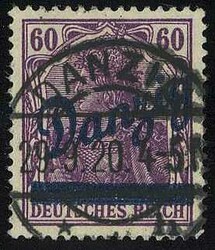 Großer Innendienst 1920, alle drei Werte wundervoll farbfrisch und ...