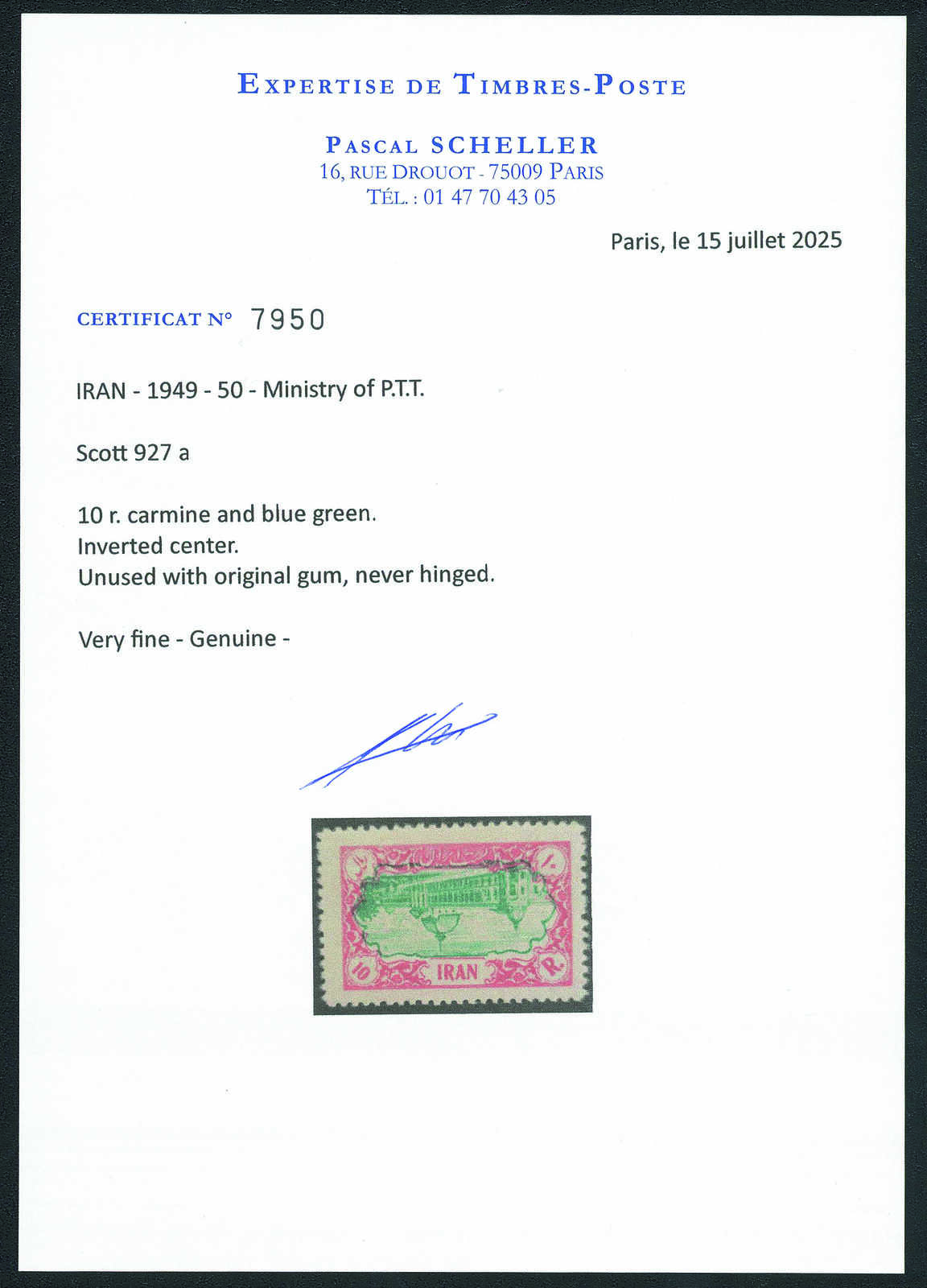 Image 1 for lot number 3039 for Gert Müller 128. Auktion